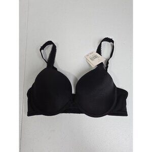Essential Bodywear Bra Womens 32B Black EBW2107 Padded Underwire New Tag Lined